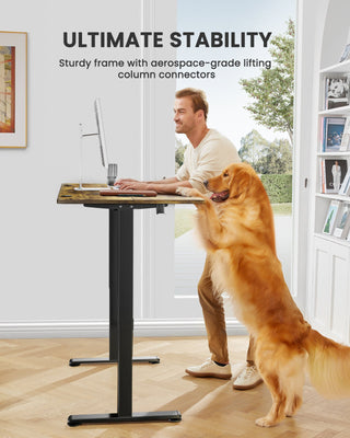 1000mm Wide Height-Adjustable Electric Standing Desk