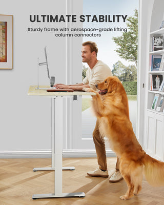 1000mm Wide Height-Adjustable Electric Standing Desk